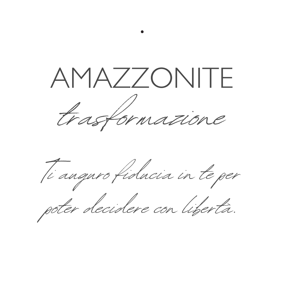 Trasformazione - Amazzonite - Bracciale Mirai