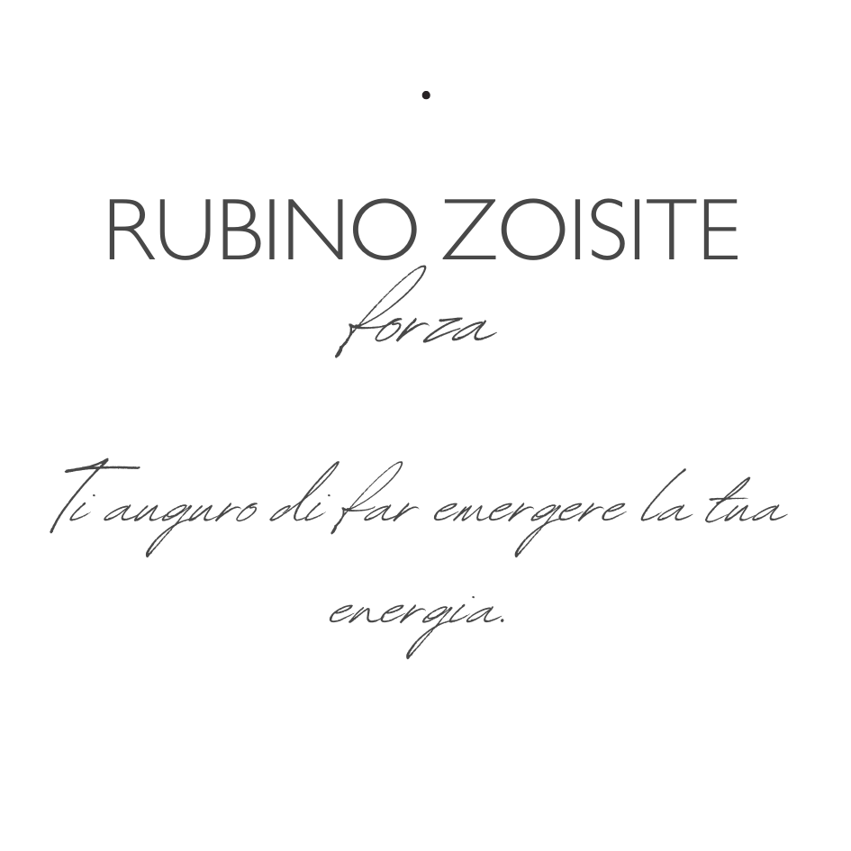 Forza - Rubino Zoisite - Bracciale Mirai