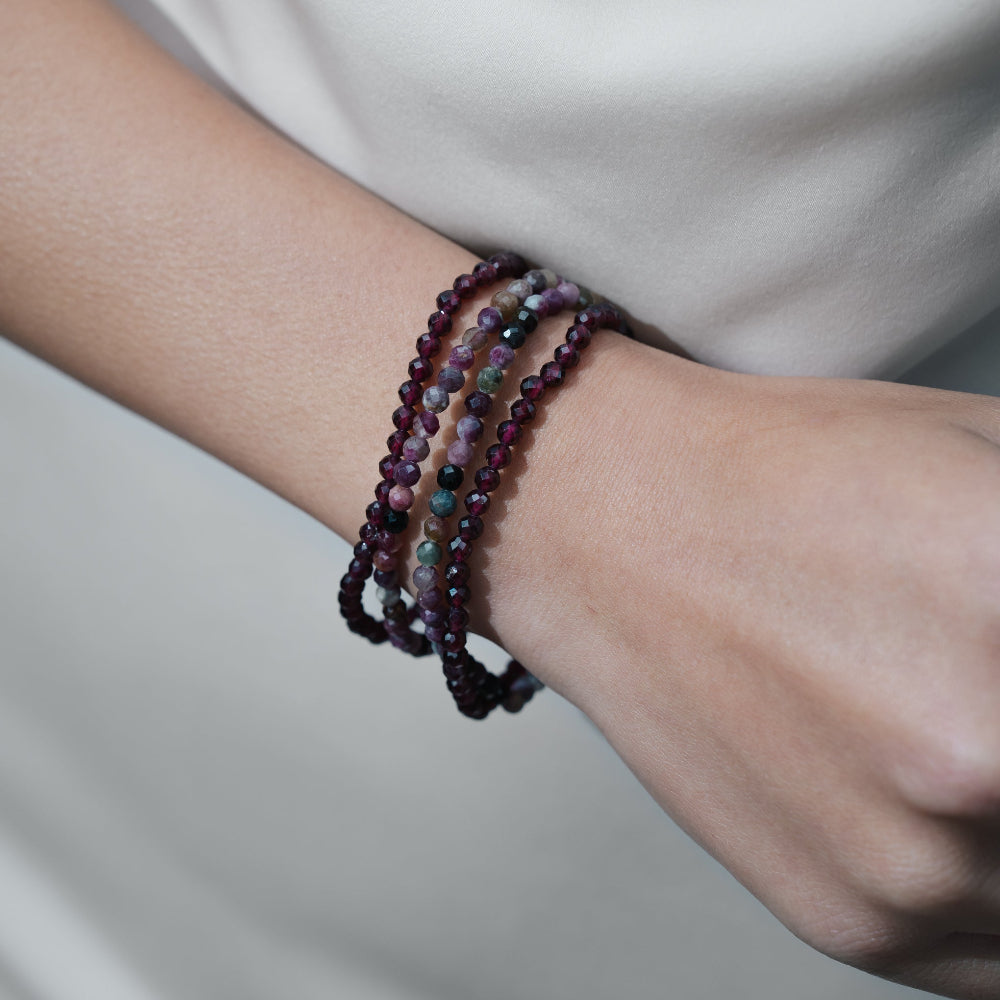 Bracciale coraggio Mirai granato