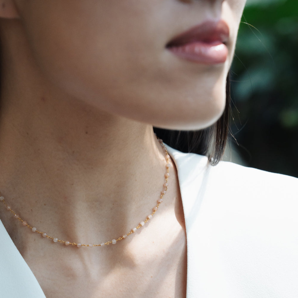 Collana sussurri pietra del sole fuku