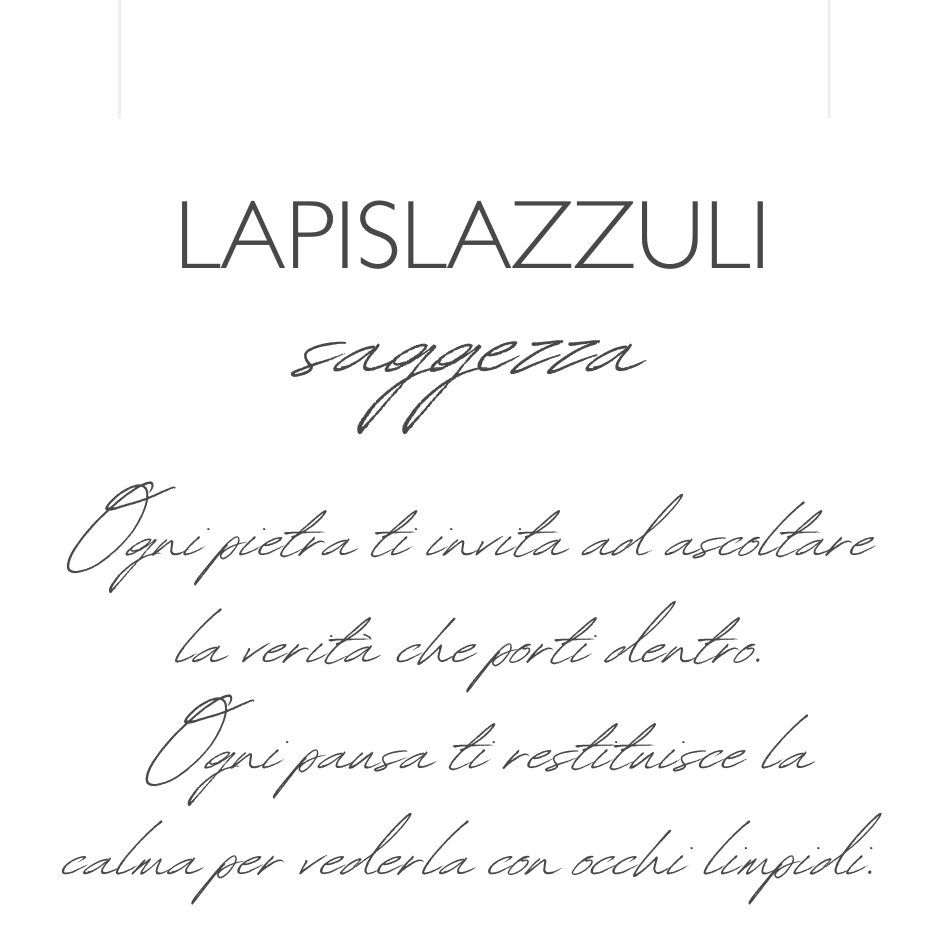 Saggezza - Lapislazzuli - Collana Sussurri
