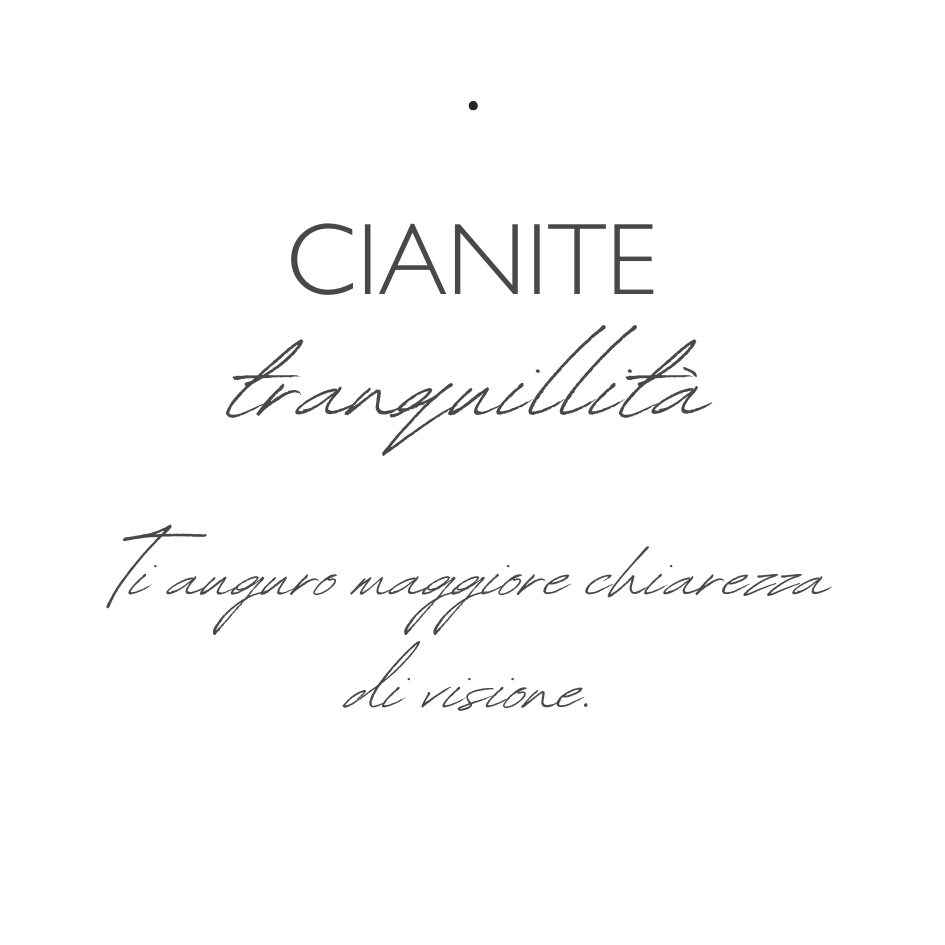 Tranquillità - Cianite - Bracciale Chips Mirai