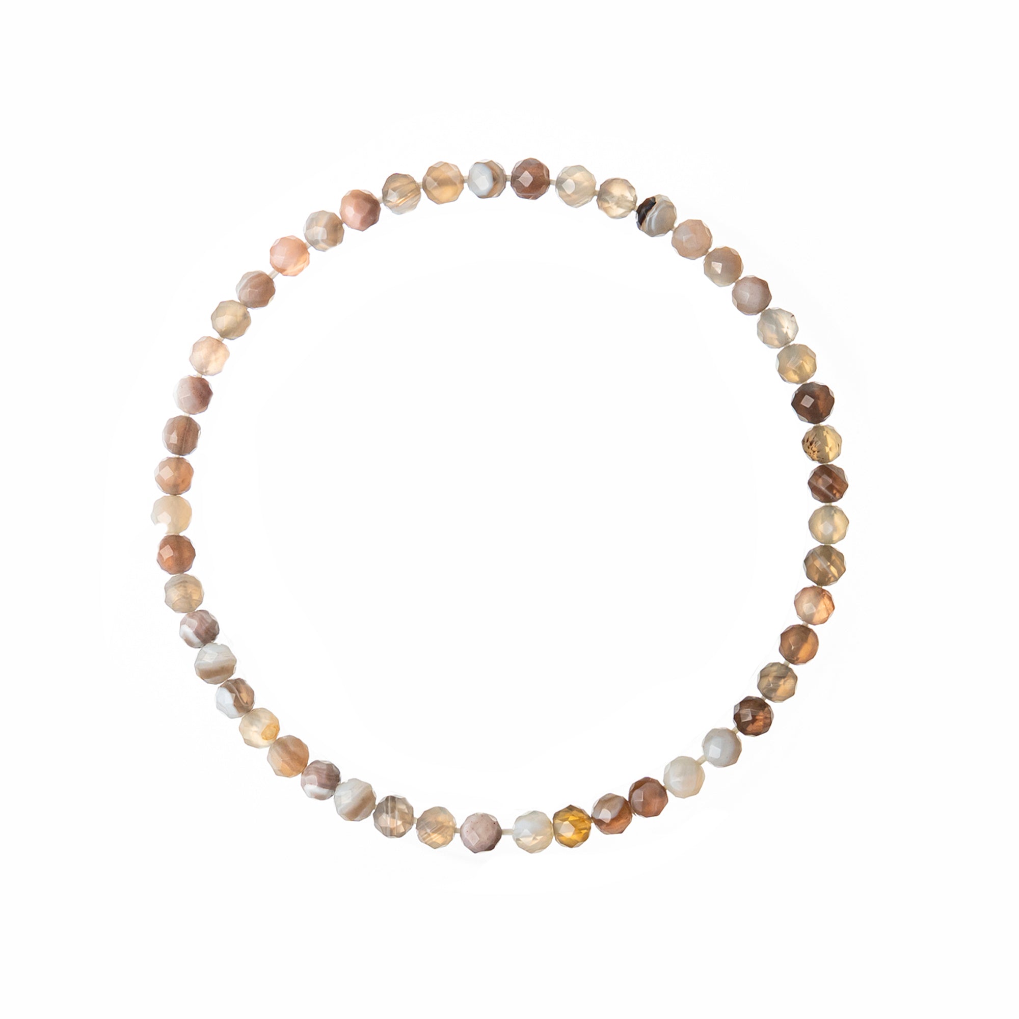 Stabilità - Agata Botswana - Bracciale Mirai