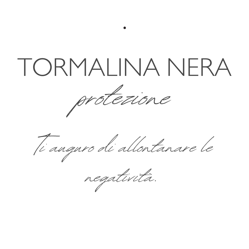 Protezione - Tormalina nera - Bracciale Mirai