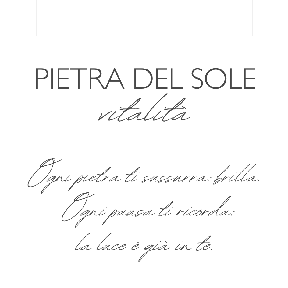 Vitalità - Pietra del sole - Collana Sussurri