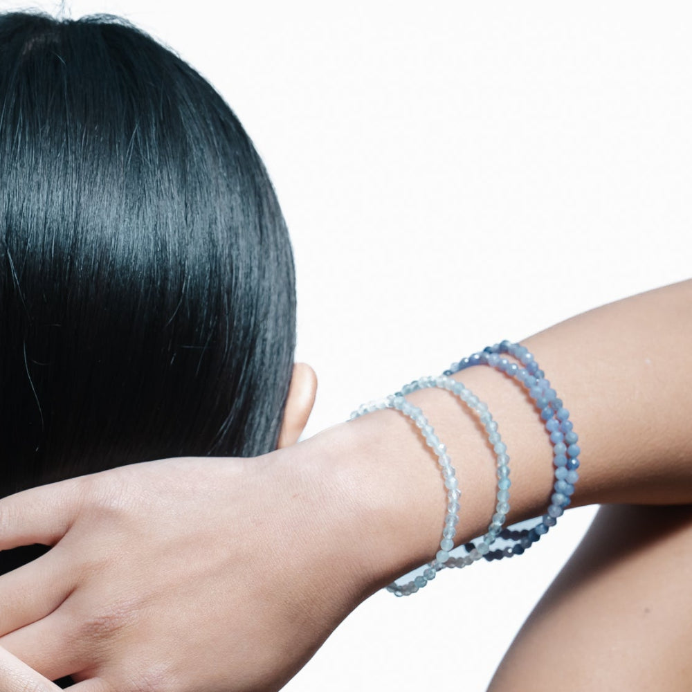 bracciale chiarezza acquamarina Mirai