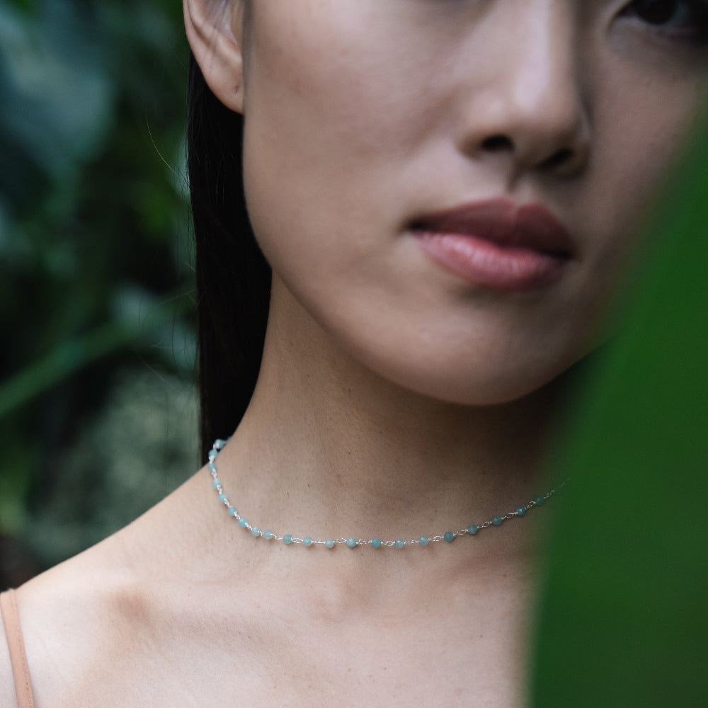 collana sussurri amazzonite coraggio fuku