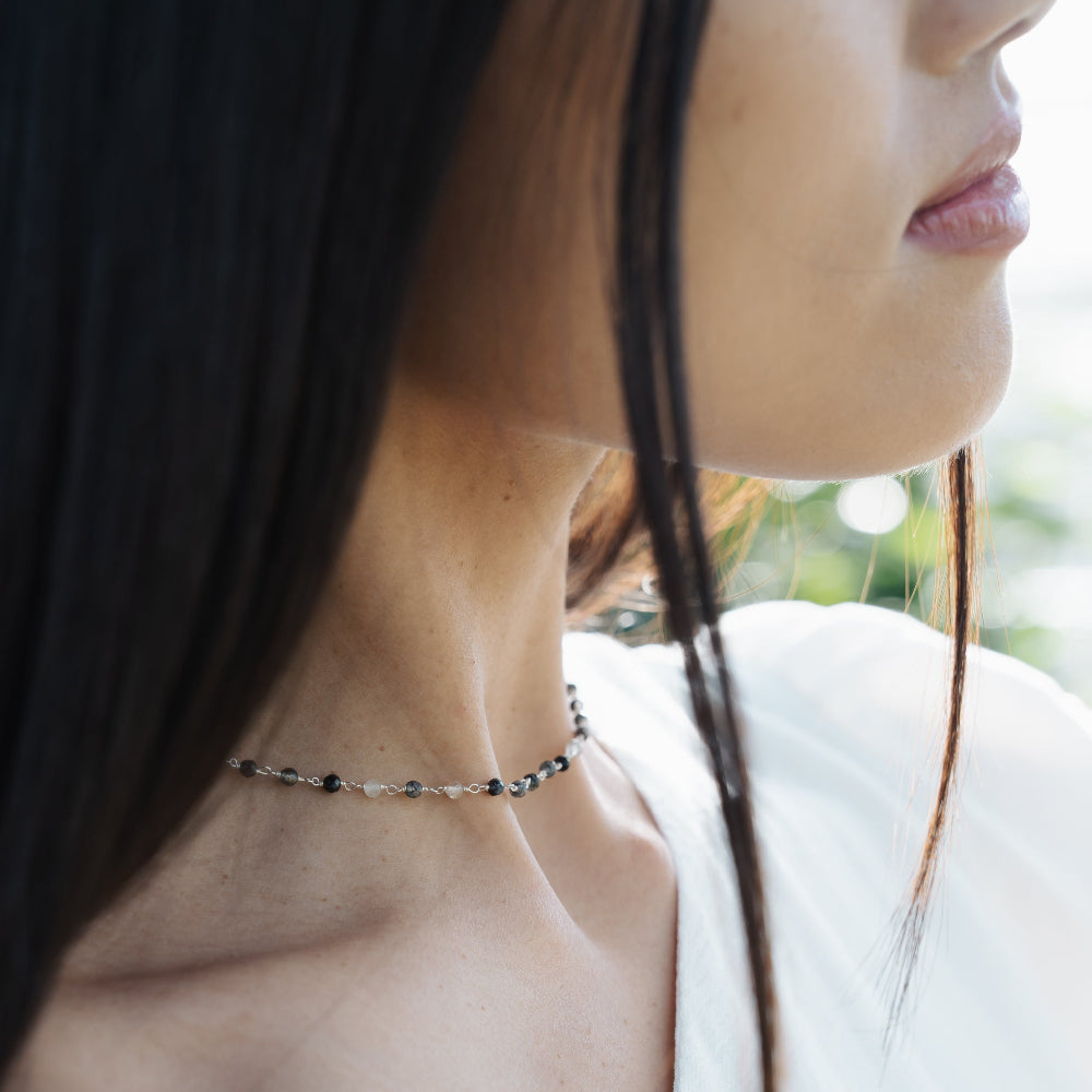 collana sussurri quarzo tormalinato riparo fuku